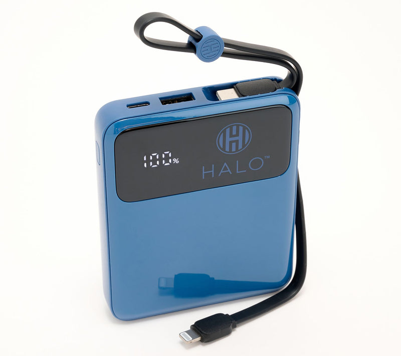 HALO 5,000mAh Power Bank w/ Built-In Cables — View 11