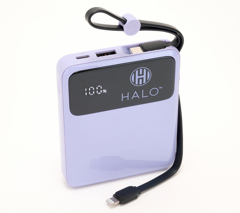 HALO 5,000mAh Power Bank w/ Built-In Cables — View 15