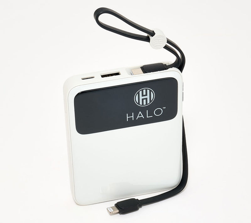HALO 5,000mAh Power Bank w/ Built-In Cables — View 21