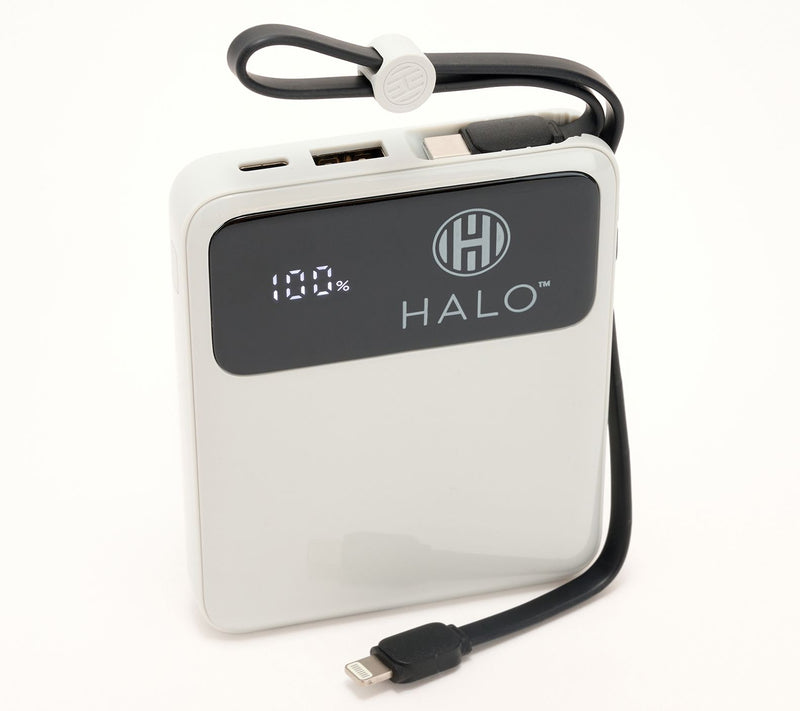 HALO 5,000mAh Power Bank w/ Built-In Cables — View 9