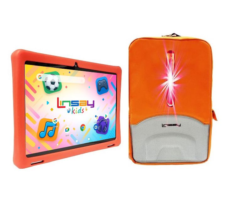 LINSAY 10.1"Octa Core 4GB Ram 256GB Storage w/Kids  Bag Led — View 3