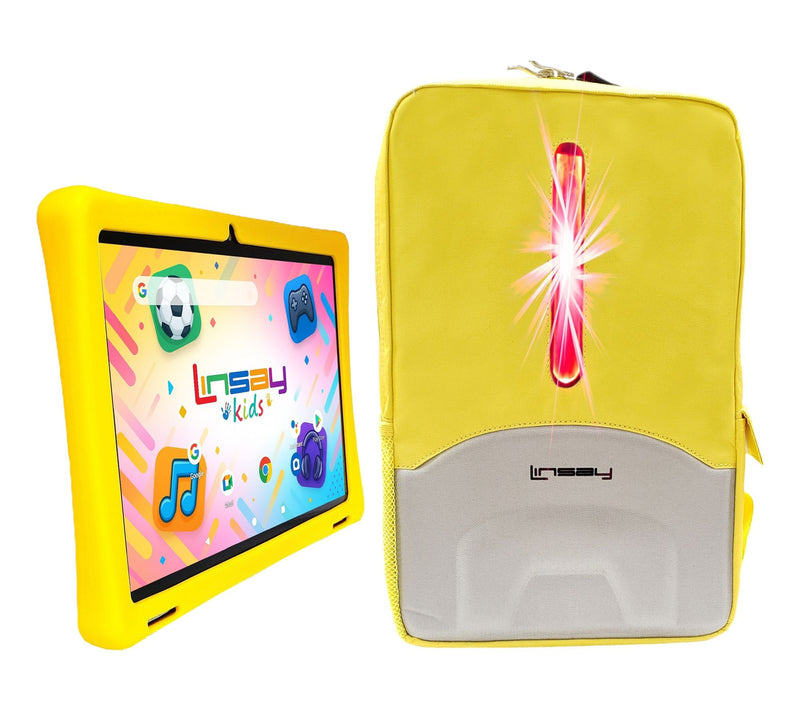 LINSAY 10.1"Octa Core 4GB Ram 256GB Storage w/Kids  Bag Led — View 5