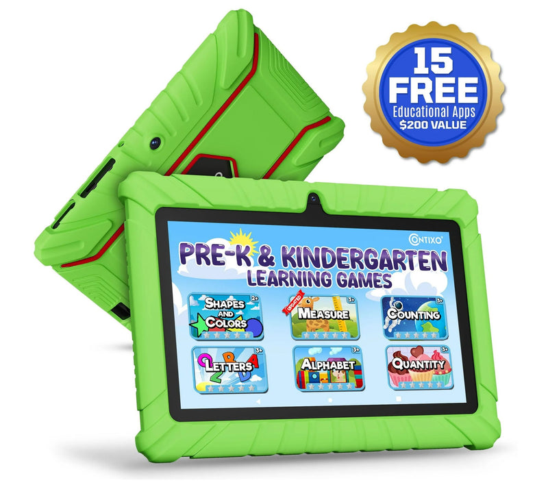 Contixo 7" V8 Kids Tablet Contixo Academy withd-Proof Case — View 3