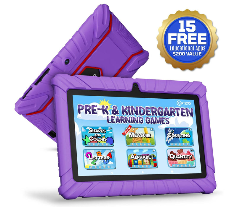 Contixo 7" V8 Kids Tablet Contixo Academy withd-Proof Case — View 5