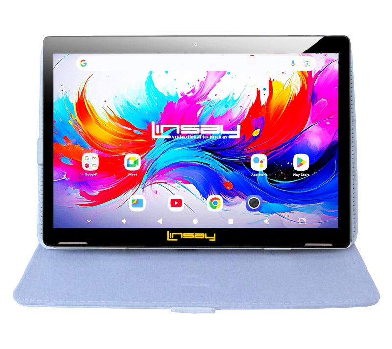 LINSAY 10.1" Octa Core 4GB Ram 256GB Storage w/Case — Main view