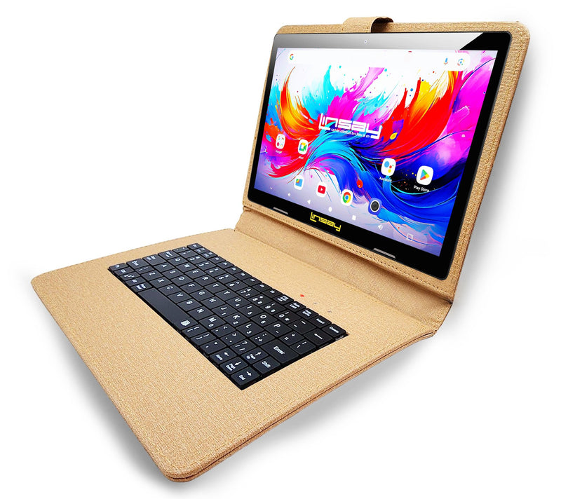 Linsay 10.1" Octo Core 256GB Tablet w/ Backpackand Pen — View 15