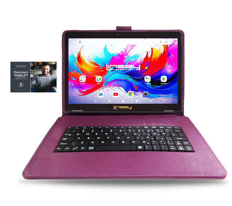 LINSAY 10.1"Octa Core 4GB Ram 256GB Storage w/Key OfficeSuite — View 14