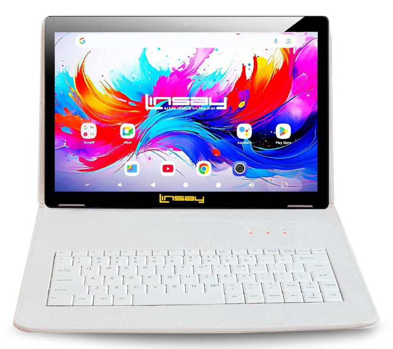 LINSAY 10.1"Octa Core 4GB Ram 256GB Storage w/Croc Key — View 17