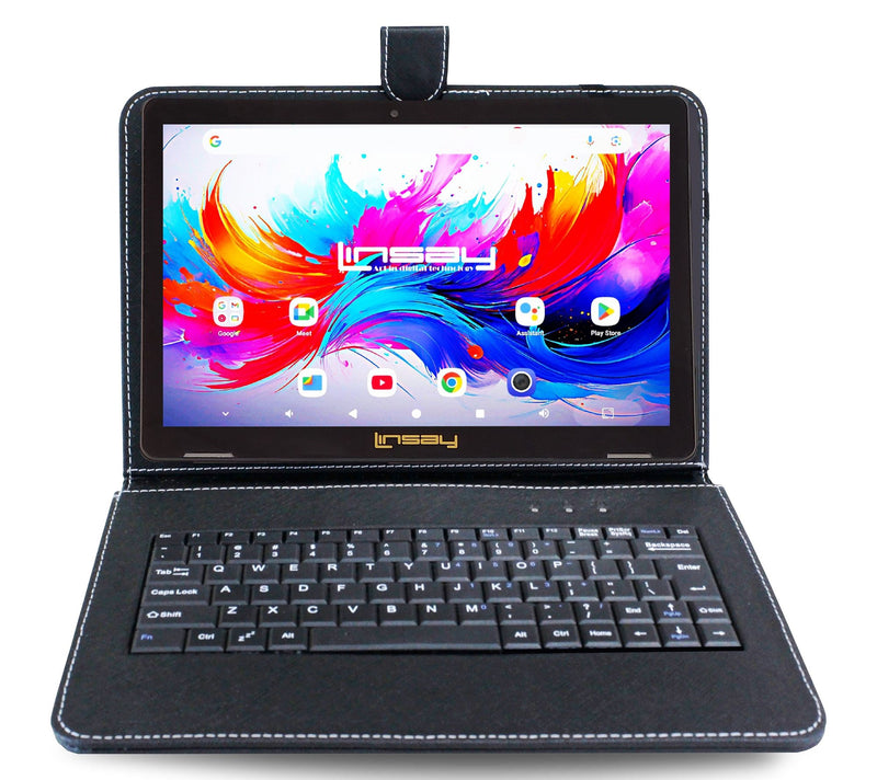 LINSAY 10.1" Octa Core 4GB Ram 256GB Storage w/Style Keyboard — View 12