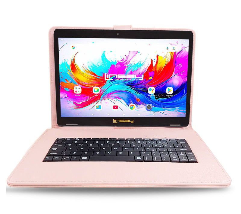 LINSAY 10.1" Octa Core 4GB Ram 256GB Storage w/Style Keyboard — View 13