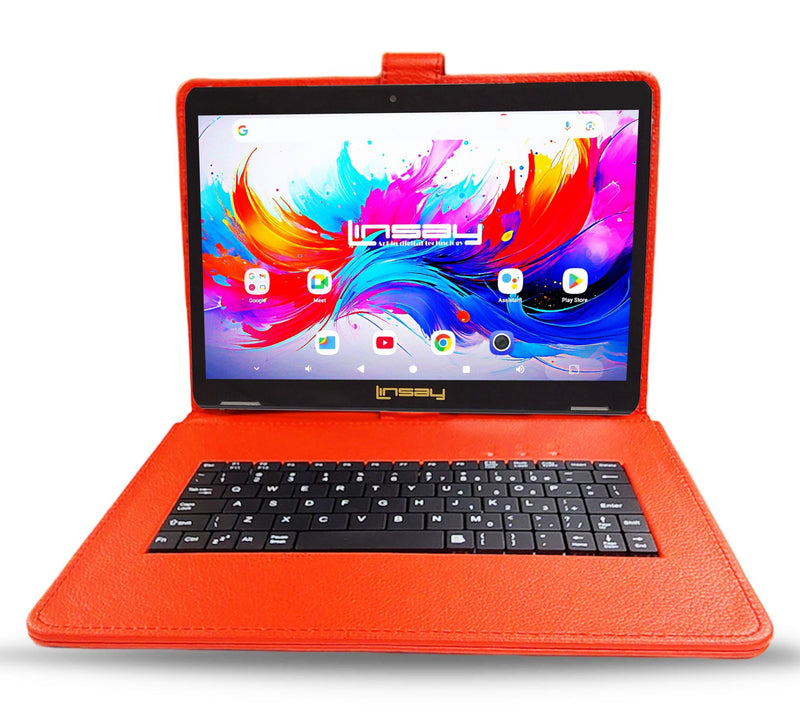 LINSAY 10.1" Octa Core 4GB Ram 256GB Storage w/Style Keyboard — View 15