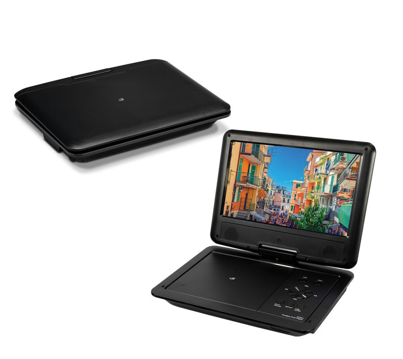 GPX 9" Portable DVD Player with Swivel Screen and Remote — Main view