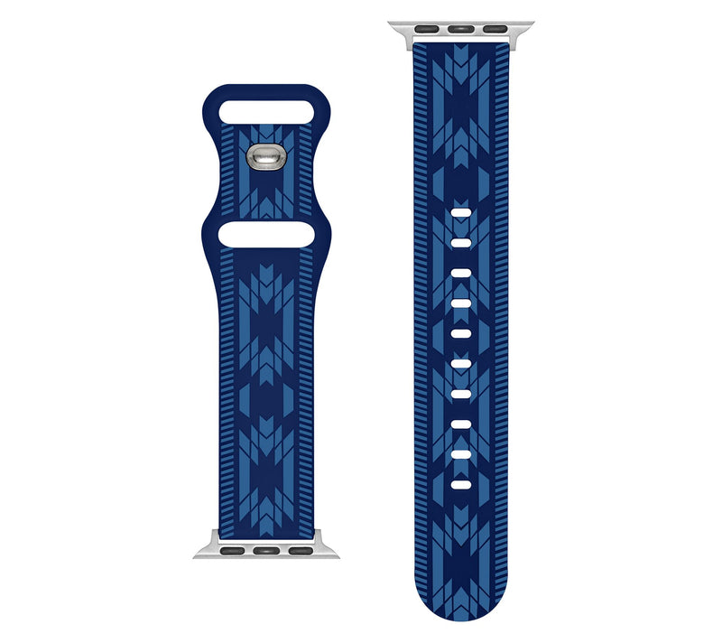 Wrangler Silicone Band with Western Aztech Pattern for Apple W — View 4