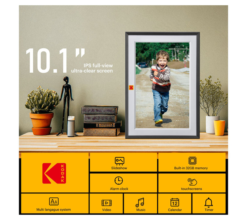 KODAK 10-Inch Wi-Fi Enabled Digital Photo Frame- 32G storage — View 3