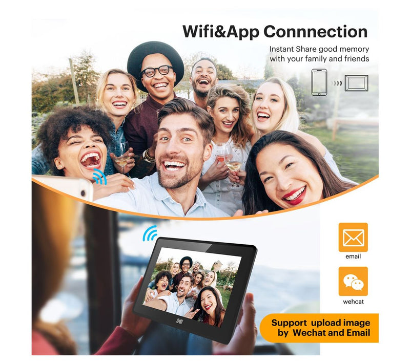 Kodak 10 inch 16G Touchscreen WIFI Digital Photo Frame — View 5