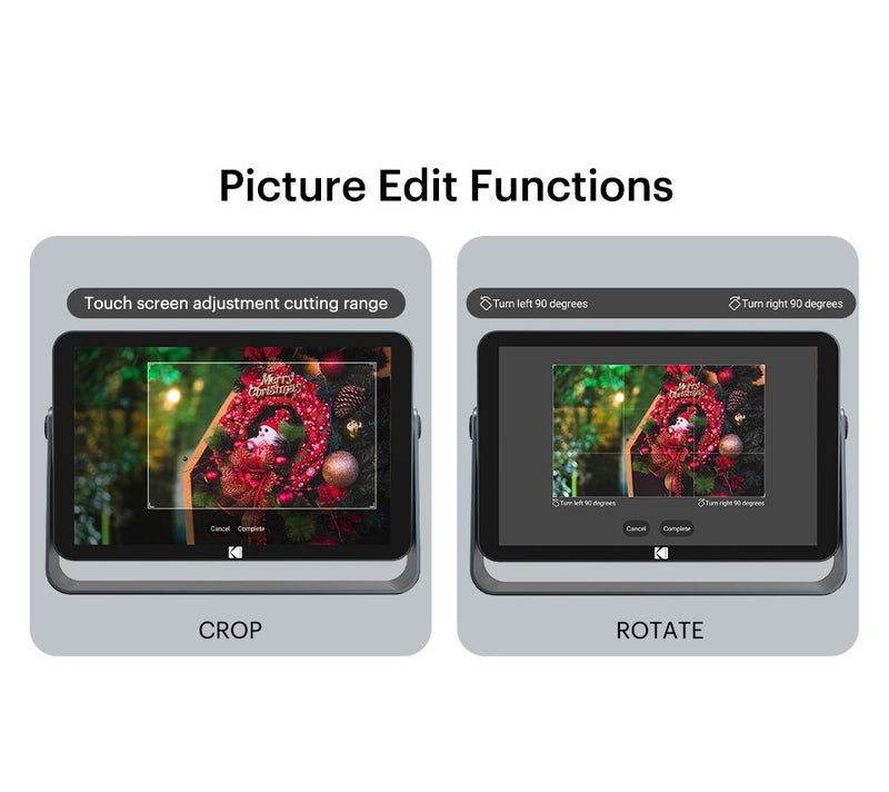 Kodak 10 inch metal WiFi Digital Photo Frame Long Battery — View 6