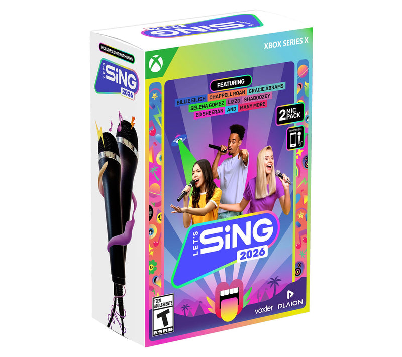 Let's Sing 2026 + 2 Mics - Xbox Series X — View 2