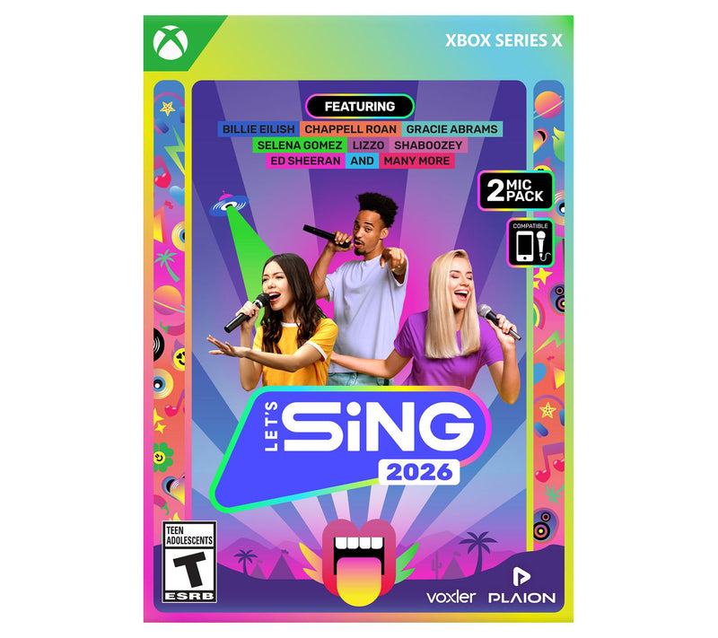 Let's Sing 2026 + 2 Mics - Xbox Series X — Main view