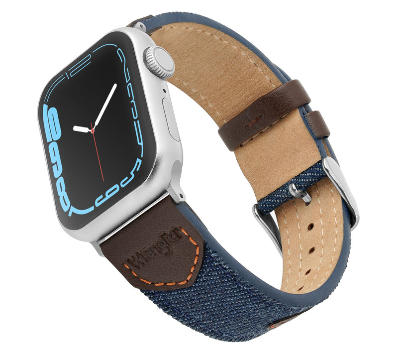 Wrangler Denim & Leather Band for Apple Watch — View 2