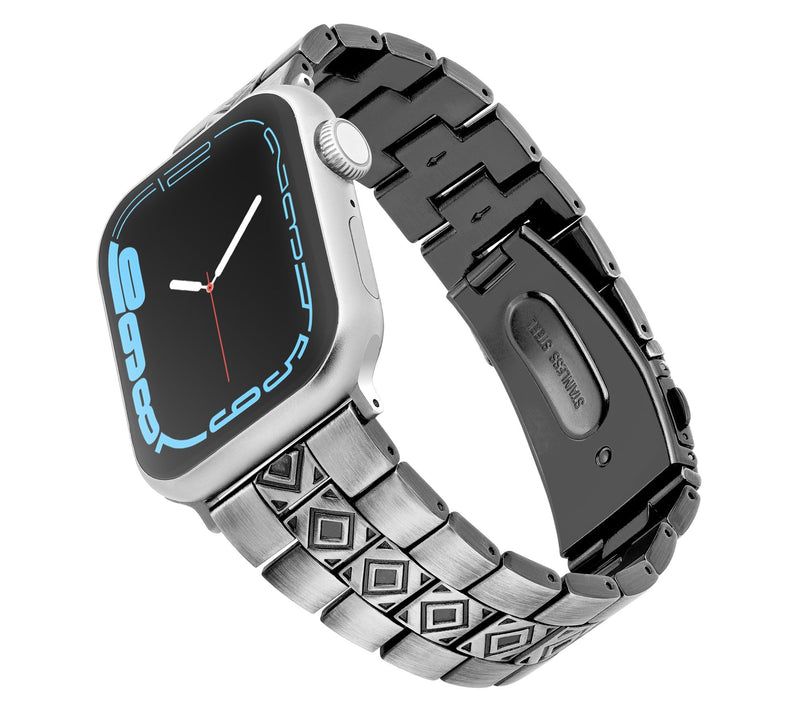 Wrangler Antiqued Metal Link Band for Apple Watch — View 2