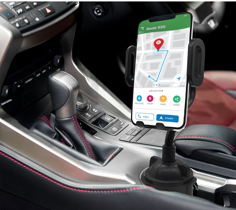 Universal Cup Holder Adjustable Gooseneck  Mount for Mobile De — View 3