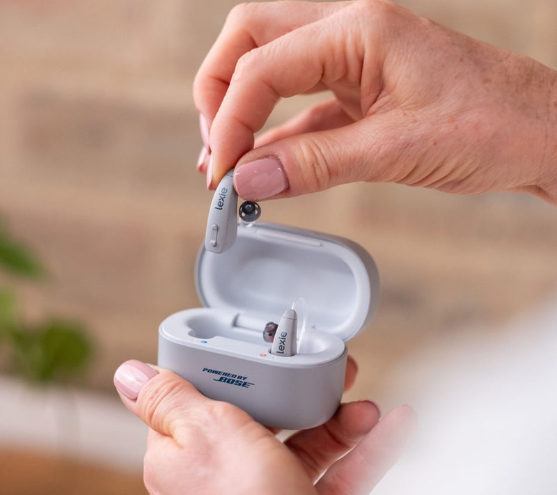 Lexie B2 Plus Powered by Bose OTC Hearing Aids with Carry Case — View 8