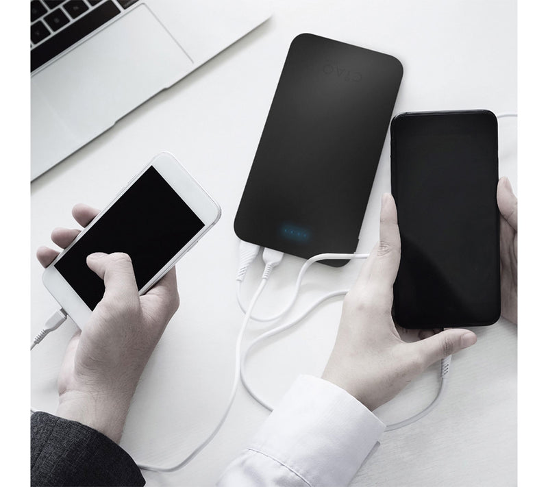 CIAO Tech Super Slim High Performance Dual USB 10,000 mAh Soli — View 3