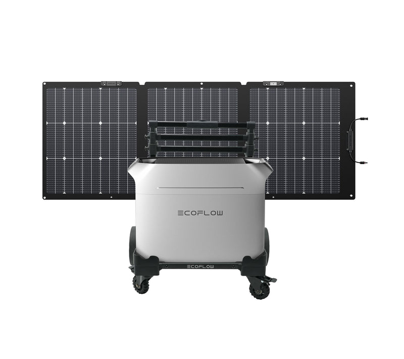 Ecoflow Delta 3 Plus 1000Wh Power Station w Trolley & 160W Solar Panel — View 4