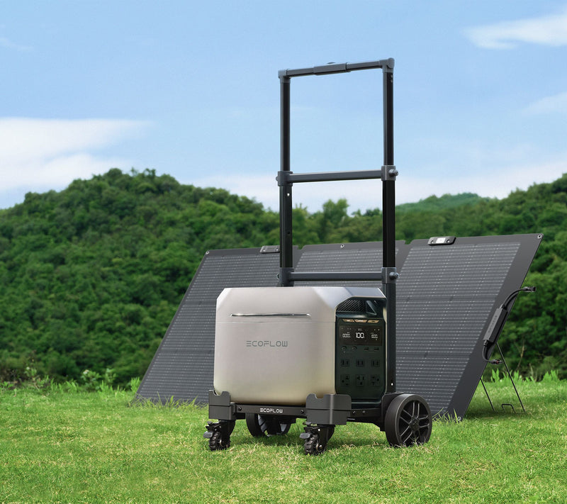 Ecoflow Delta 3 Plus 1000Wh Power Station w Trolley & 160W Solar Panel — View 6