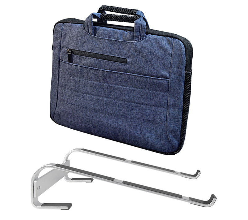 Digital Basics 2-in-1 Business Carrier w/ Laptop Stand for 17" Laptop — View 7