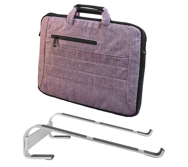 Digital Basics 2-in-1 Business Carrier w/ Laptop Stand for 17" Laptop — View 9