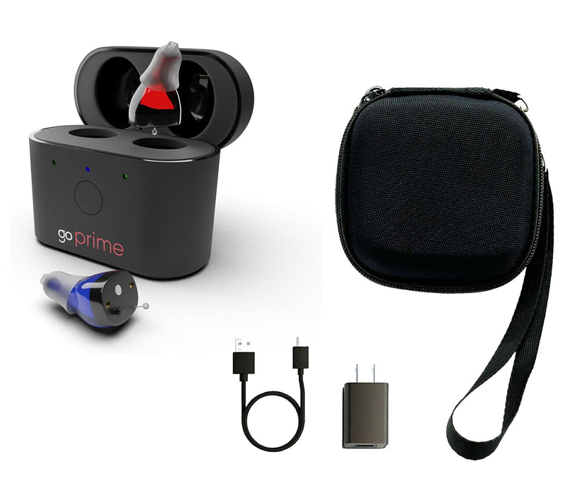 GoHearing GoPrime In Ear Hearing Aids with Zip Case — View 13