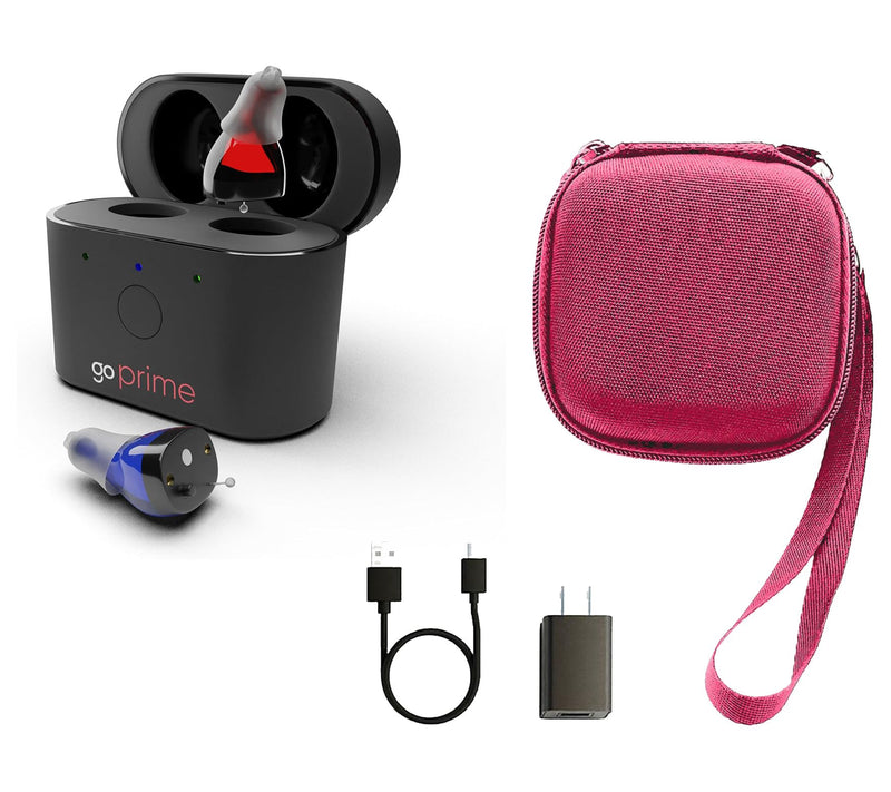 GoHearing GoPrime In Ear Hearing Aids with Zip Case — View 17