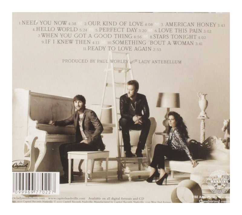Lady Antebellum: Need You Now - CD — View 2