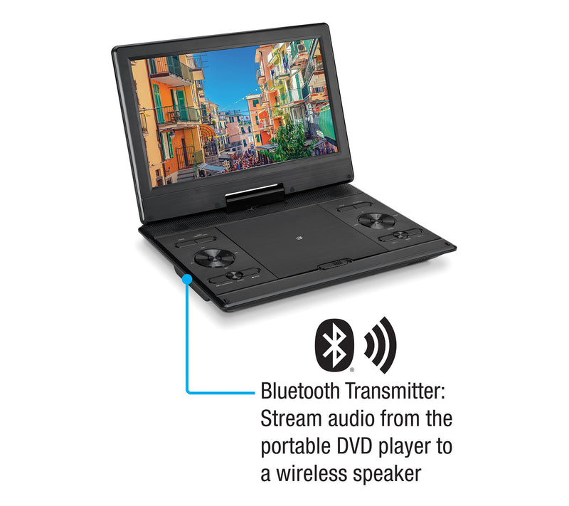 GPX 12" Portable DVD Player Bundle w/ Carry Case & Headphones — View 13