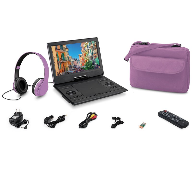 GPX 12" Portable DVD Player Bundle w/ Carry Case & Headphones — View 9