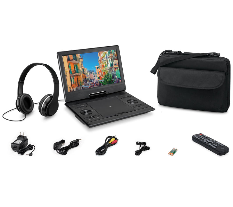 GPX 12" Portable DVD Player Bundle w/ Carry Case & Headphones — Main view