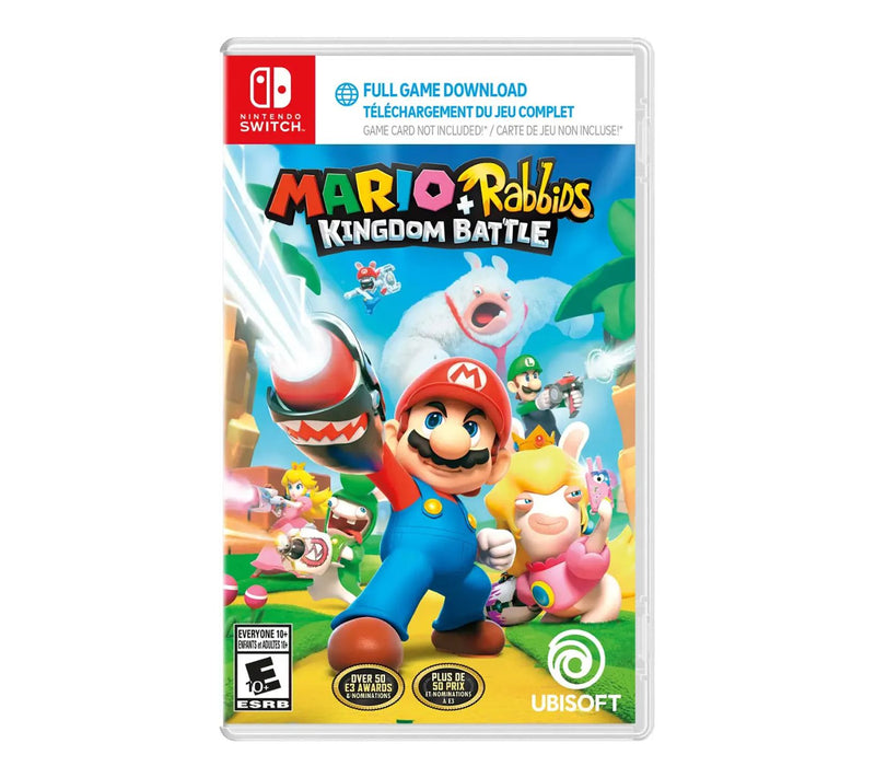 Nintendo Switch OLED 65GB Console with Mario +Rabbids Bundle — View 4