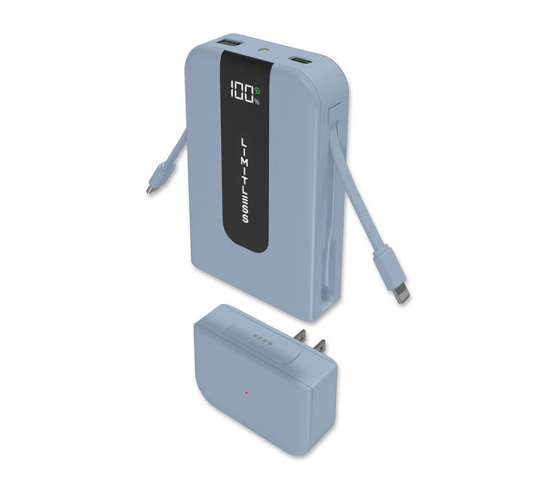 Limitless 10kmAh Power Bank w/ Detachable AC Plug — View 12