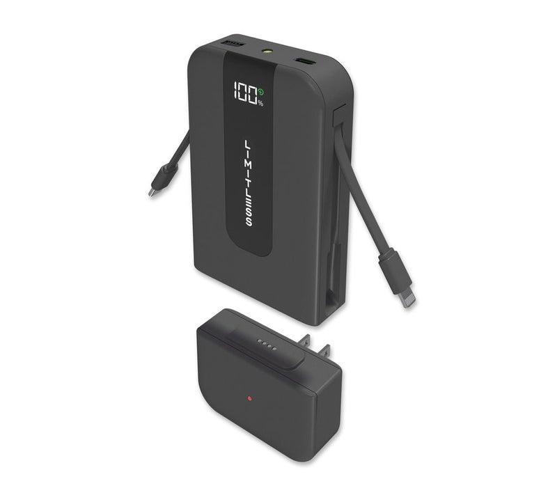Limitless 10kmAh Power Bank w/ Detachable AC Plug — View 13
