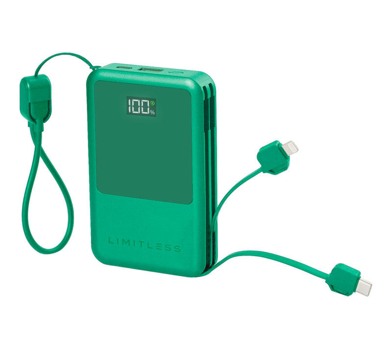Limitless 10,000mAh Power Bank w/ Built in Cables & 15W Magnetic Charge — View 19