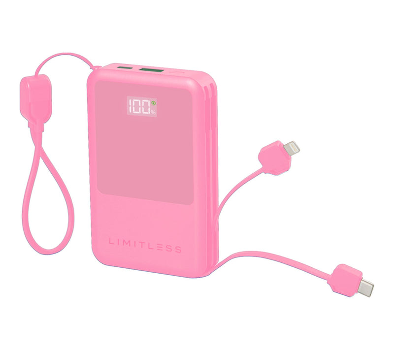 Limitless 10,000mAh Power Bank w/ Built in Cables & 15W Magnetic Charge — View 21