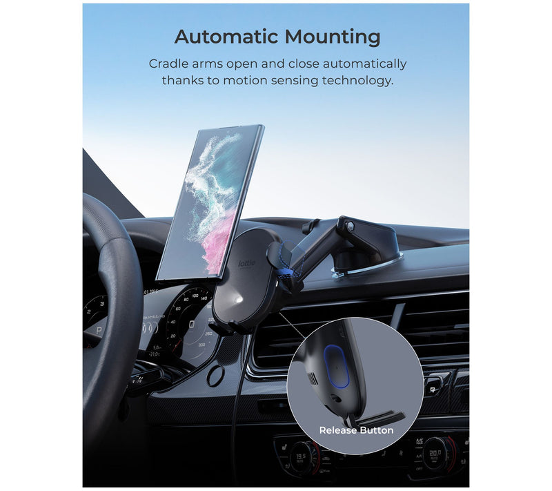 iOttie Auto Sense 2 Wireless Dash & Windshield Mount — View 2