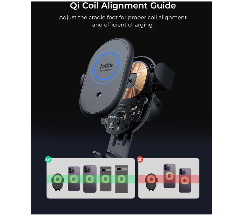 iOttie Auto Sense 2 Wireless Dash & Windshield Mount — View 4
