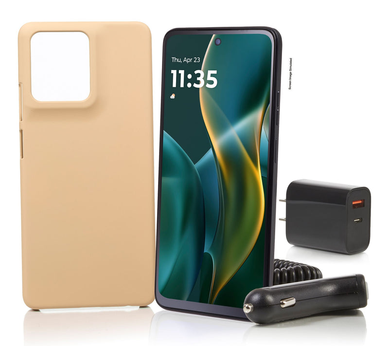 Tracfone Moto G 2025 128GB w/1500 Talk/Text/Data & Accessories — View 5