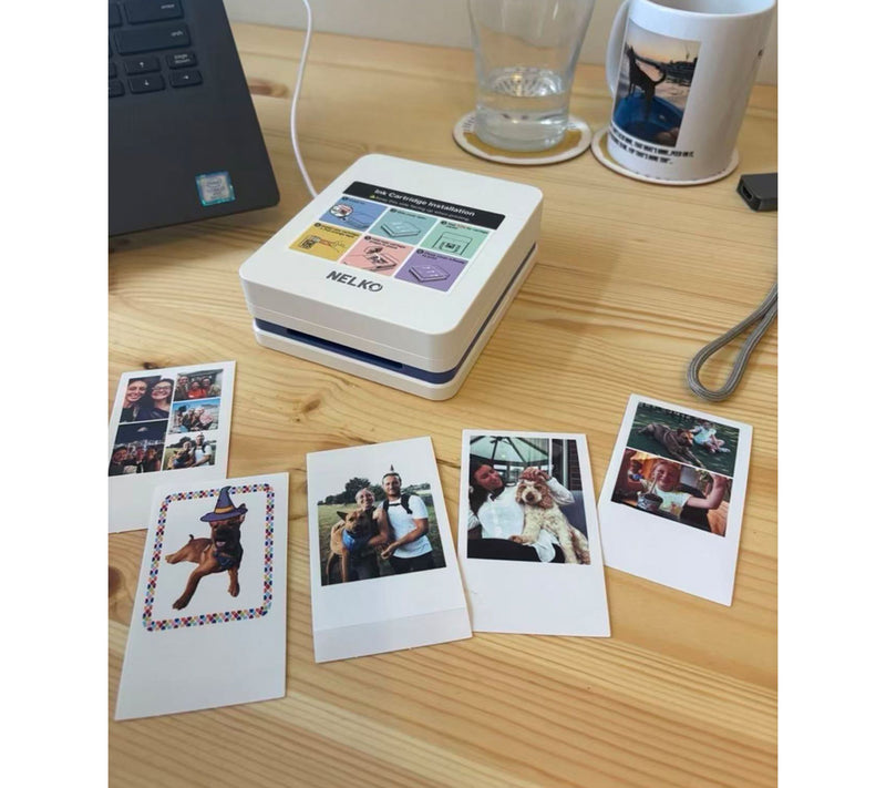Nelko Inkjet Photo Printer PP03 with 100 Sheet Paper — View 4