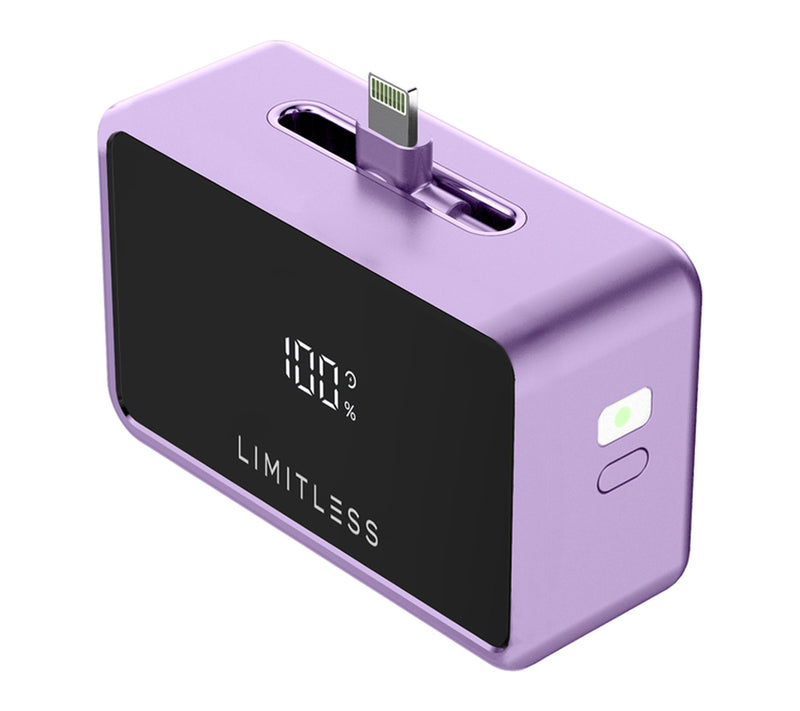Limitless 5kmAh Mini Power Bank with 3-in-1 Rotating Adapter Tips — View 17