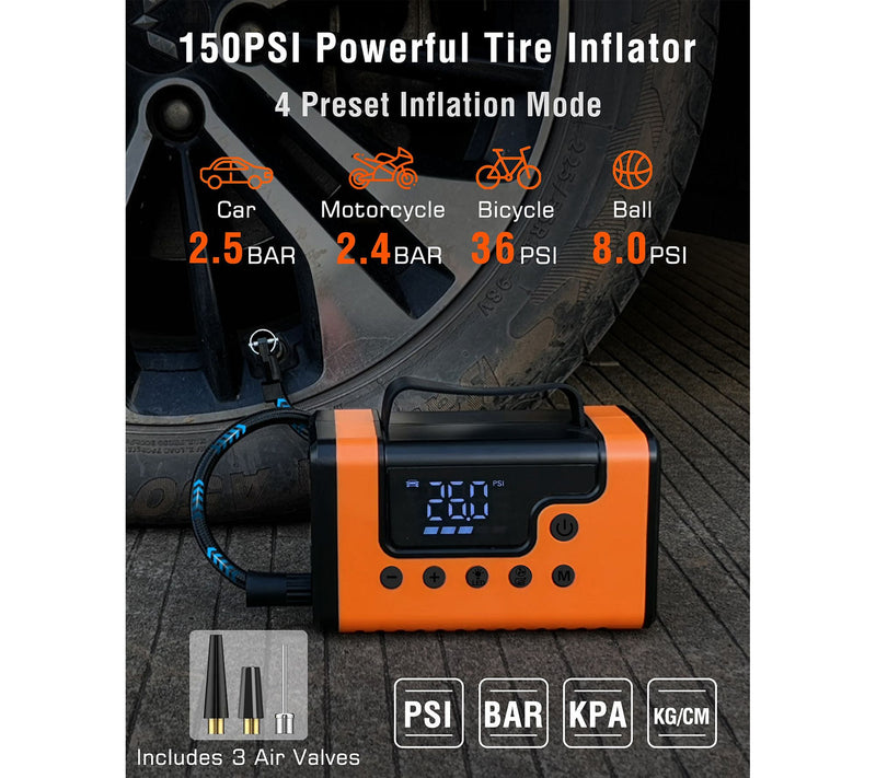 Sungale Car Jump Starter with Air Compressor and Vacuum Cleane — View 3