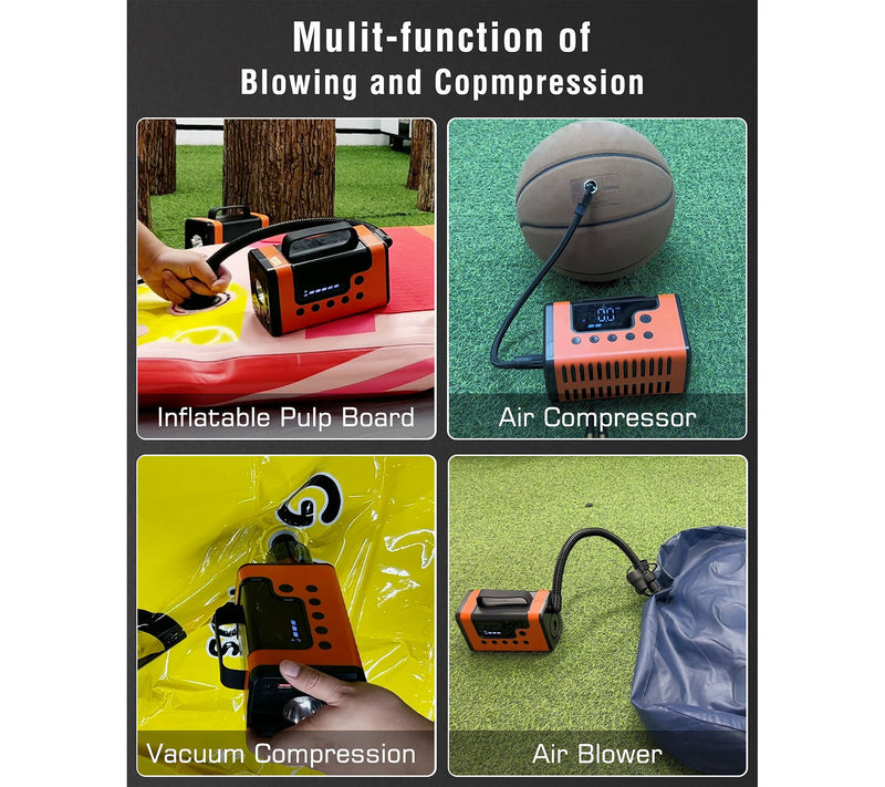 Sungale Car Jump Starter with Air Compressor and Vacuum Cleane — View 5