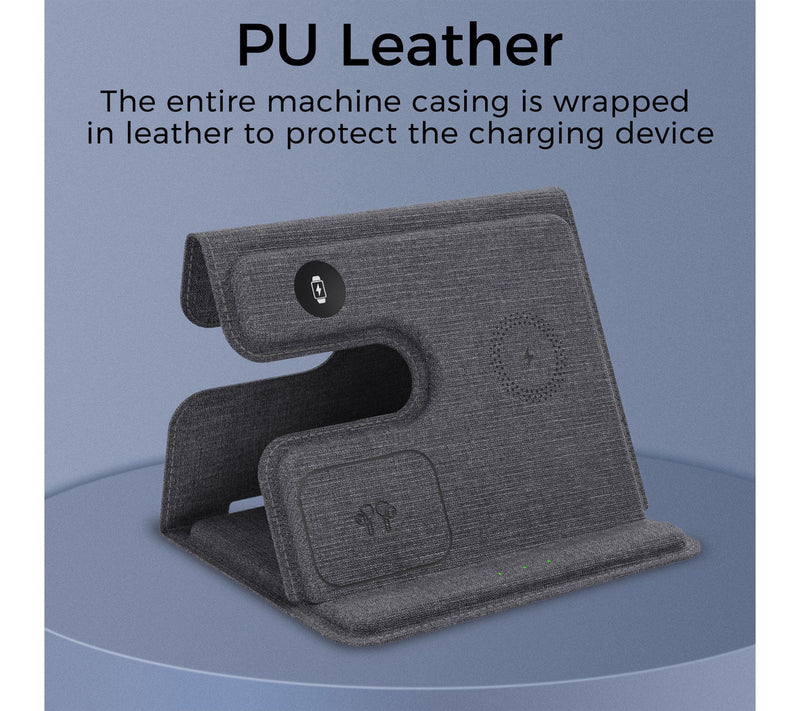Alpha Digital 3-in-1 Foldable Wireless Charger — View 2
